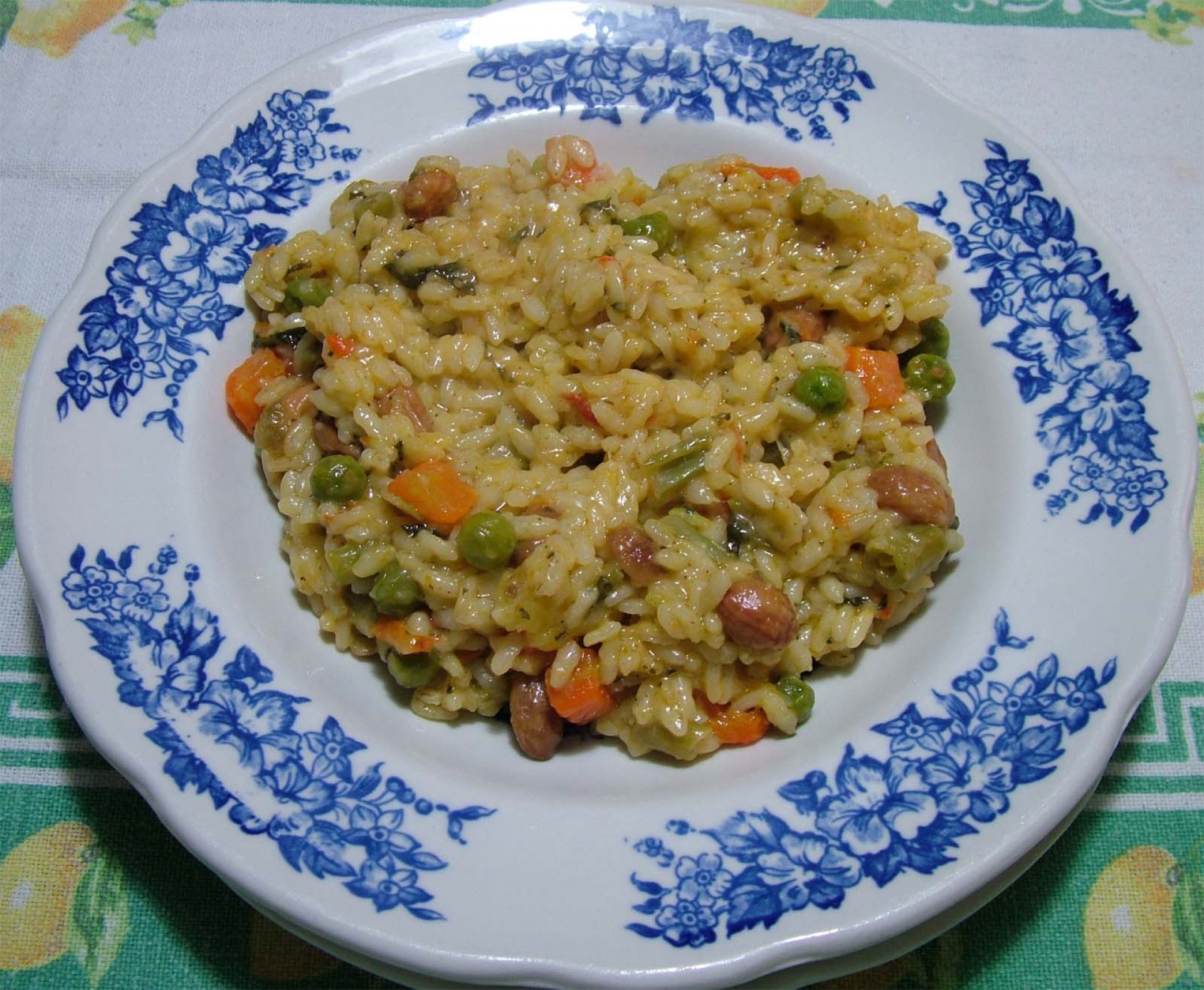 Risotto con ortaggi di primavera