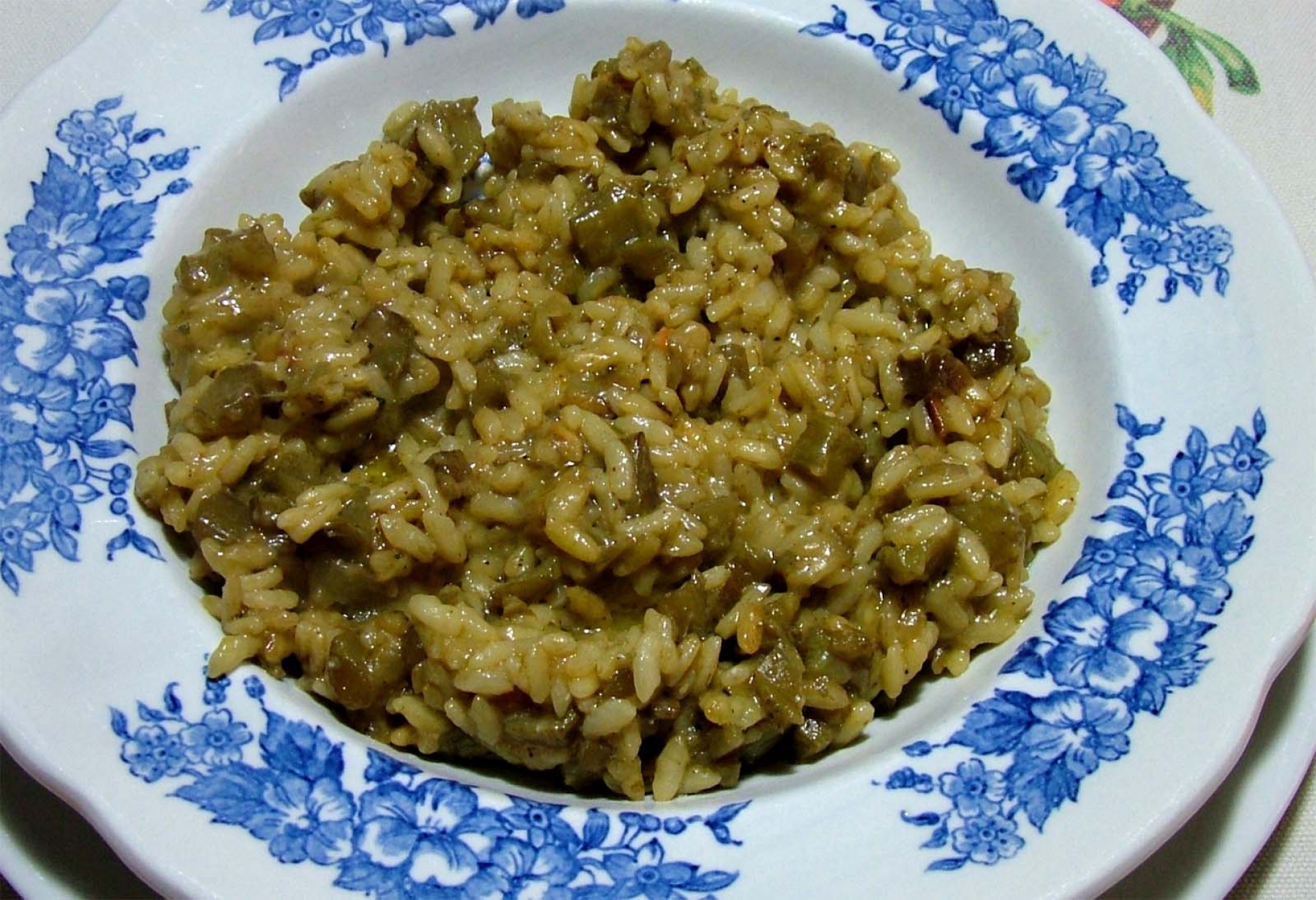 Risotto con i gambi di carciofo