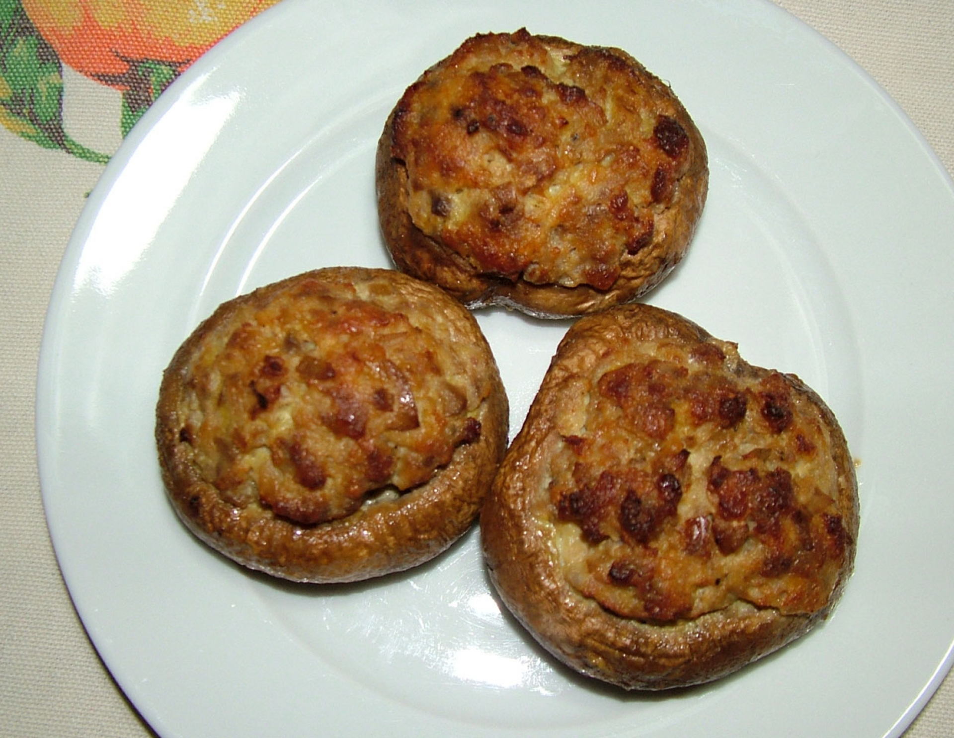 Funghi champignons farciti